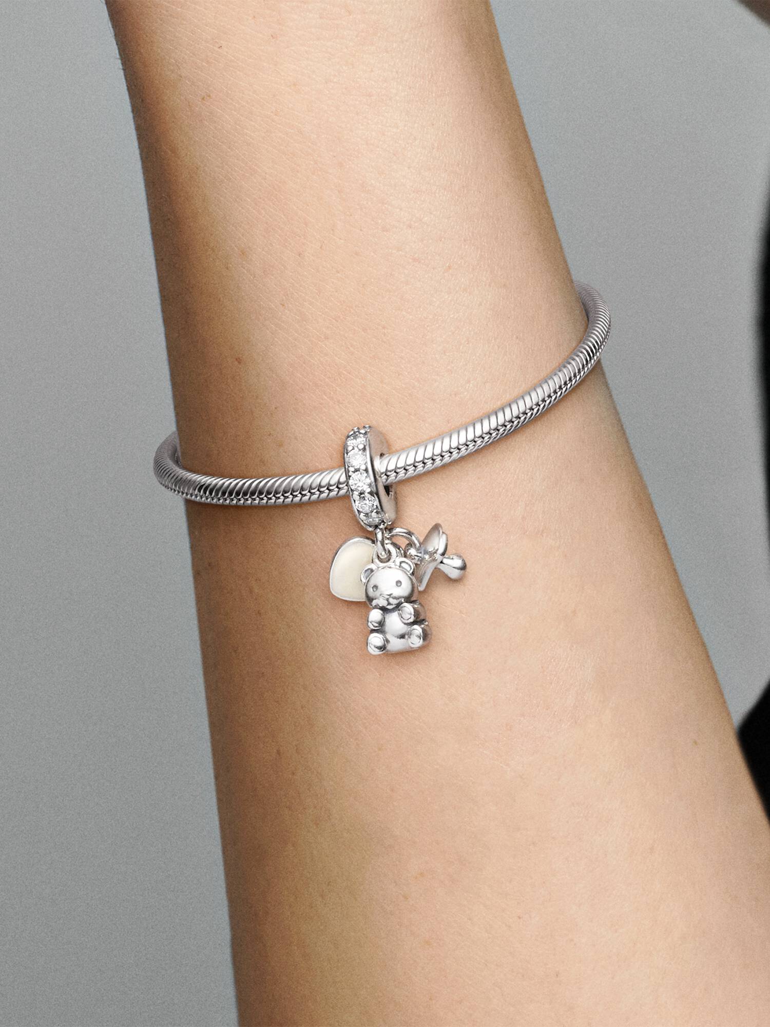 Baby Teddy Bear Dangle Charm