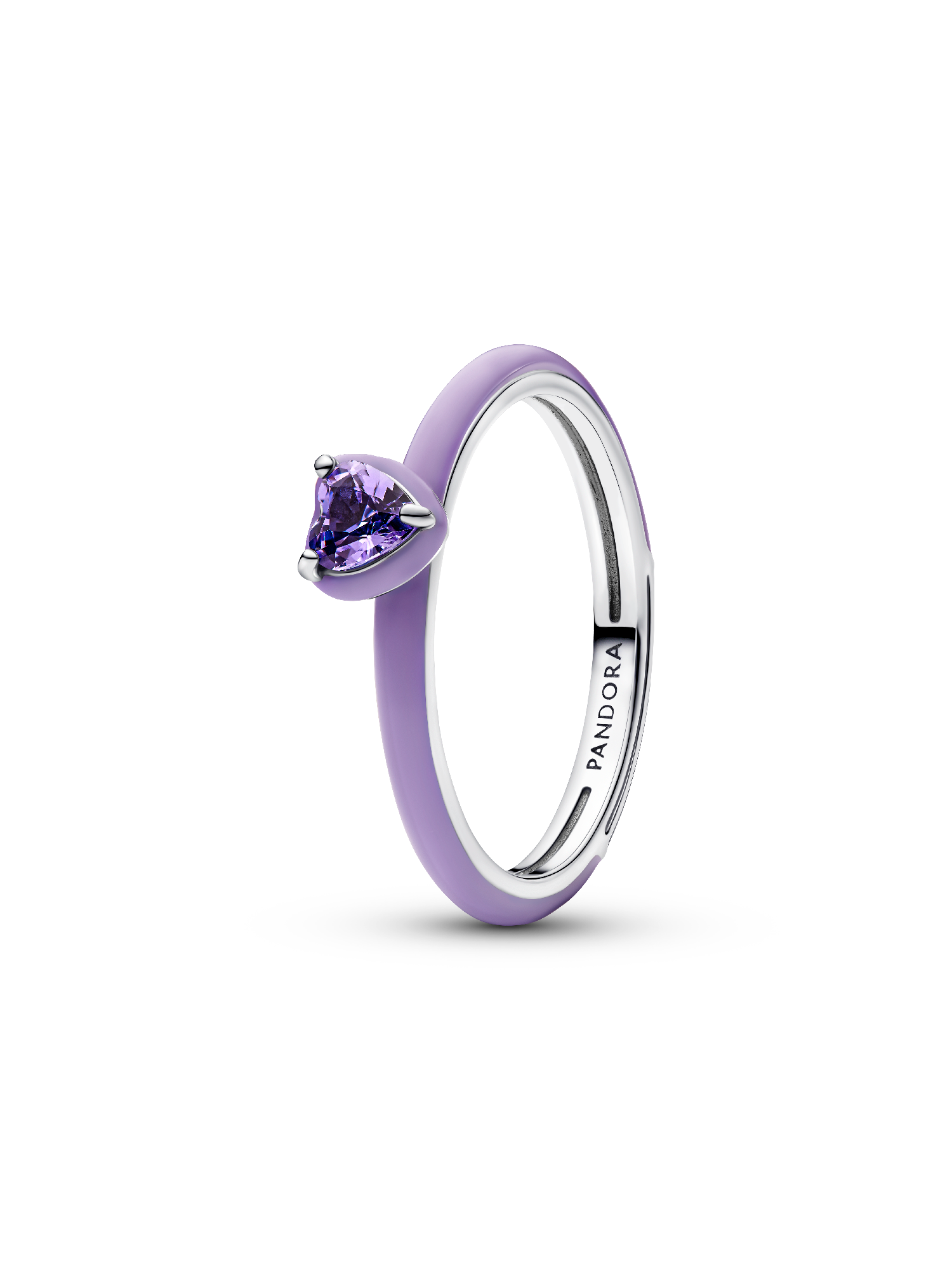 Purple Chakra Heart Ring