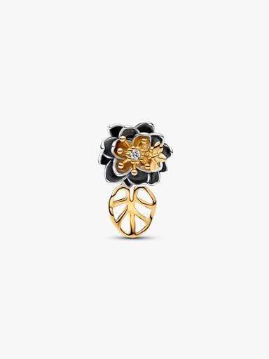 Disney Princess Tiana Water Lily Lab-grown Diamond Charm