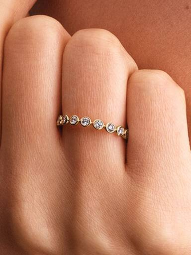 Pandora Era Bezel Lab-Grown Diamond Eternity Ring