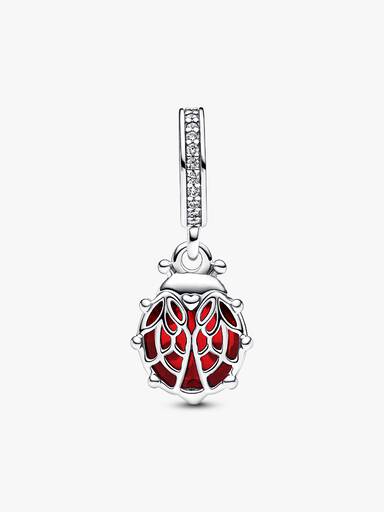 Red Ladybird Dangle Charm