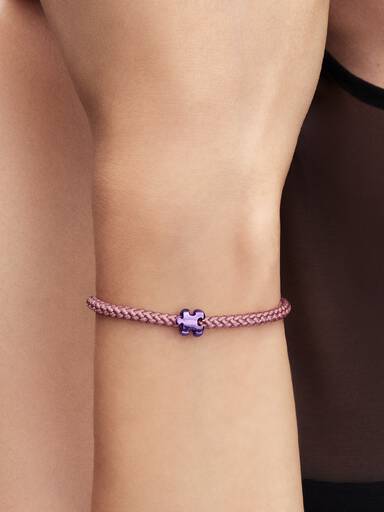 Purple Puzzle Piece Mini Charm