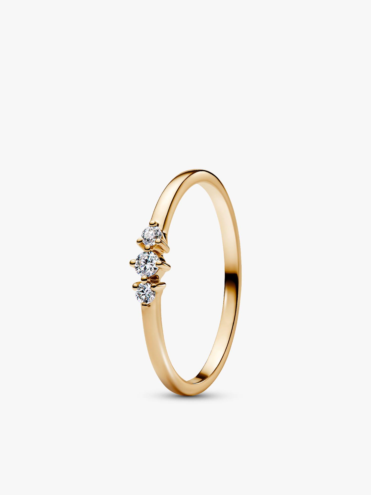 Pandora Era Lab-Grown Diamond Triple Stone Ring