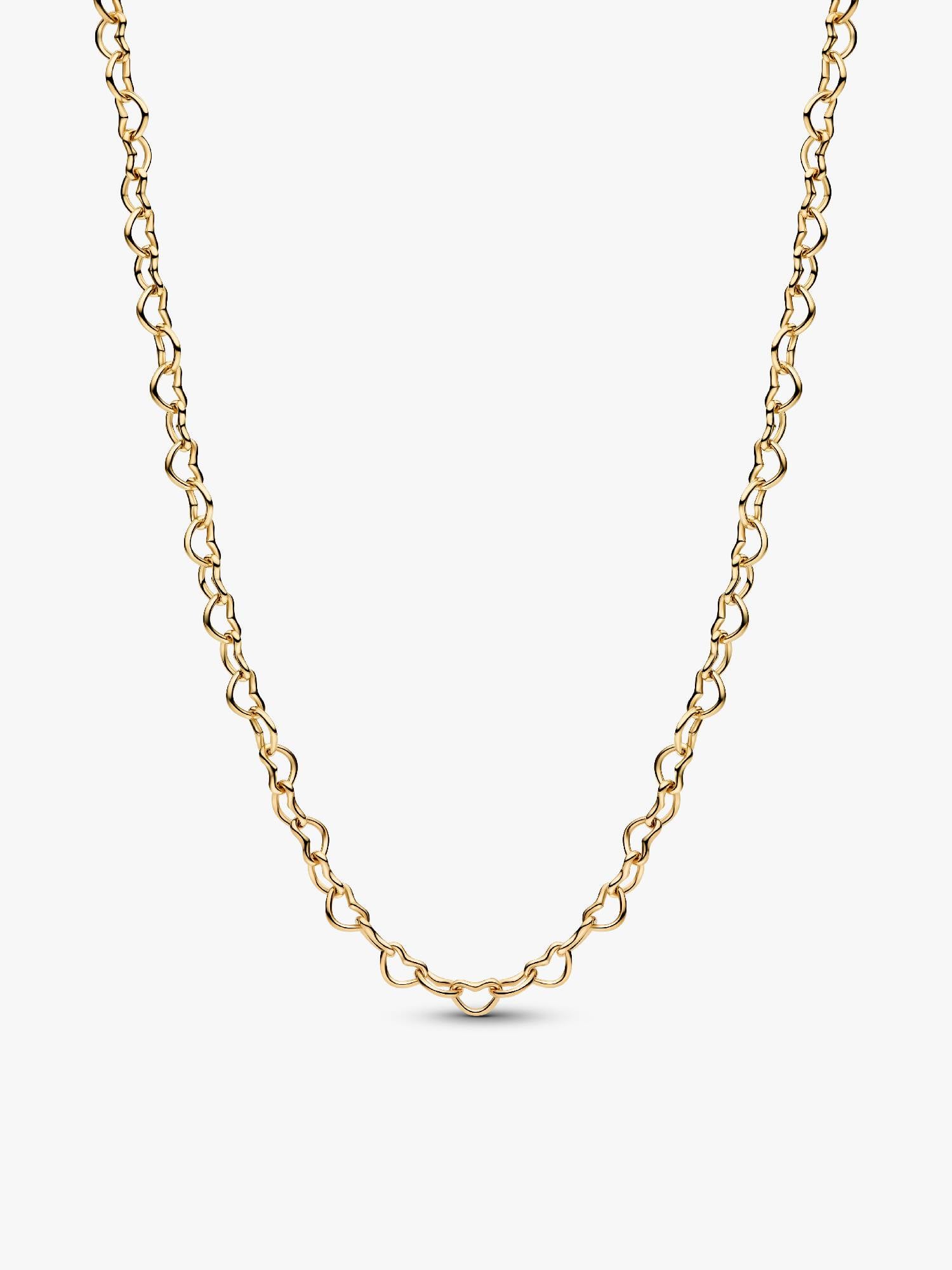 Pandora Era Linked Hearts Chain Necklace