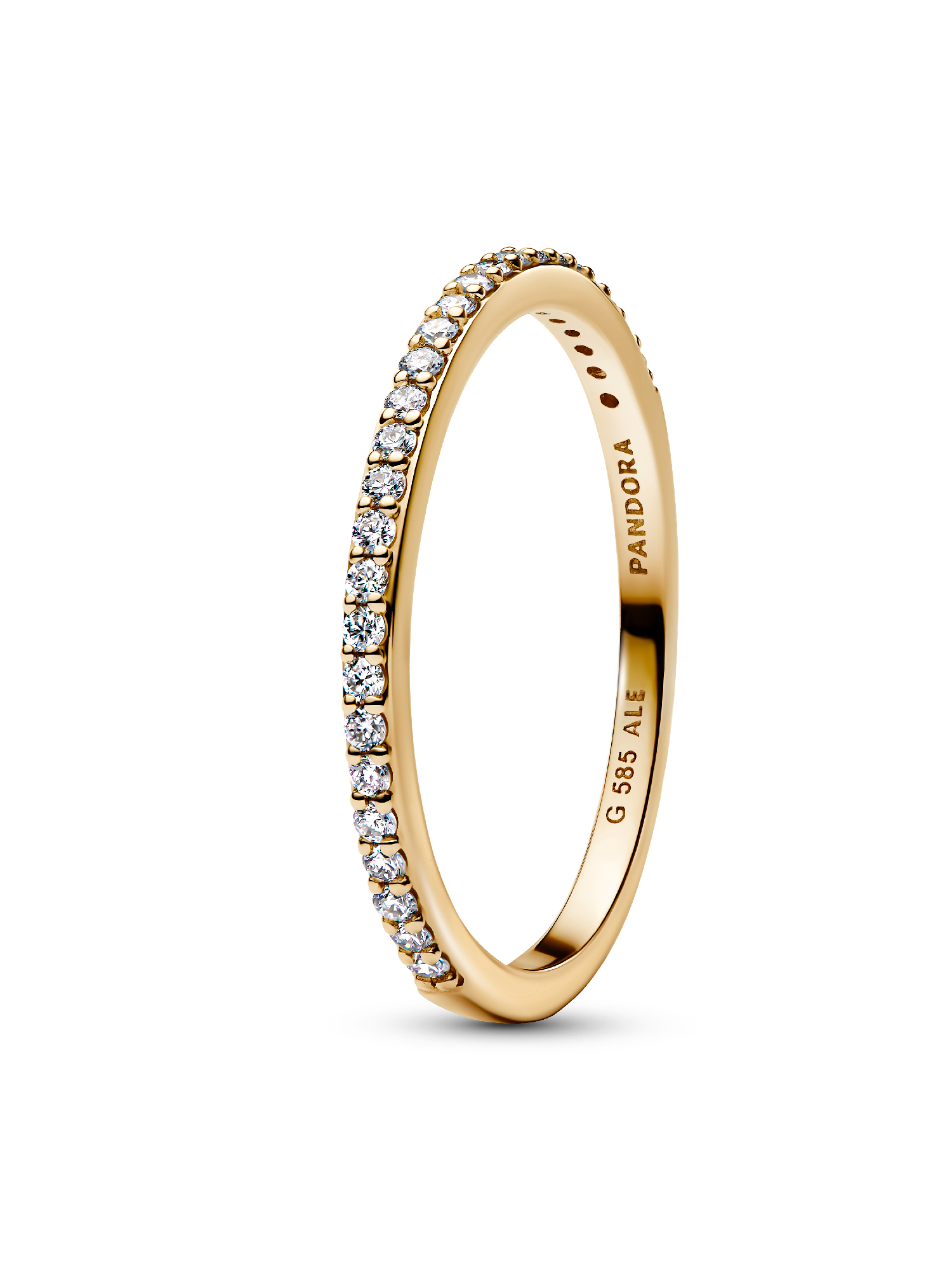 Pandora Era Lab-Grown Diamond Half Eternity Pavé Band Ring