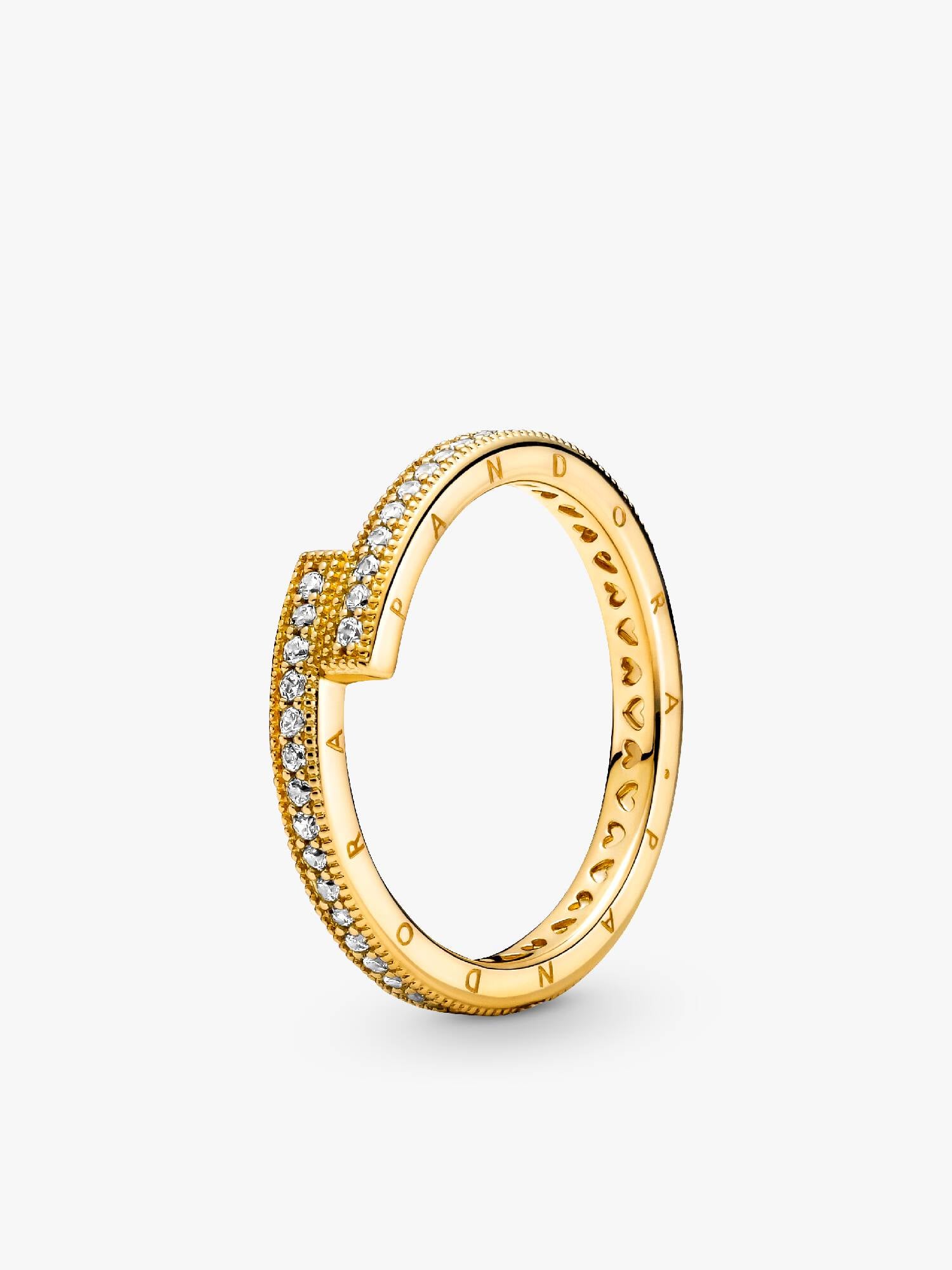 Sparkling Overlapping Ring