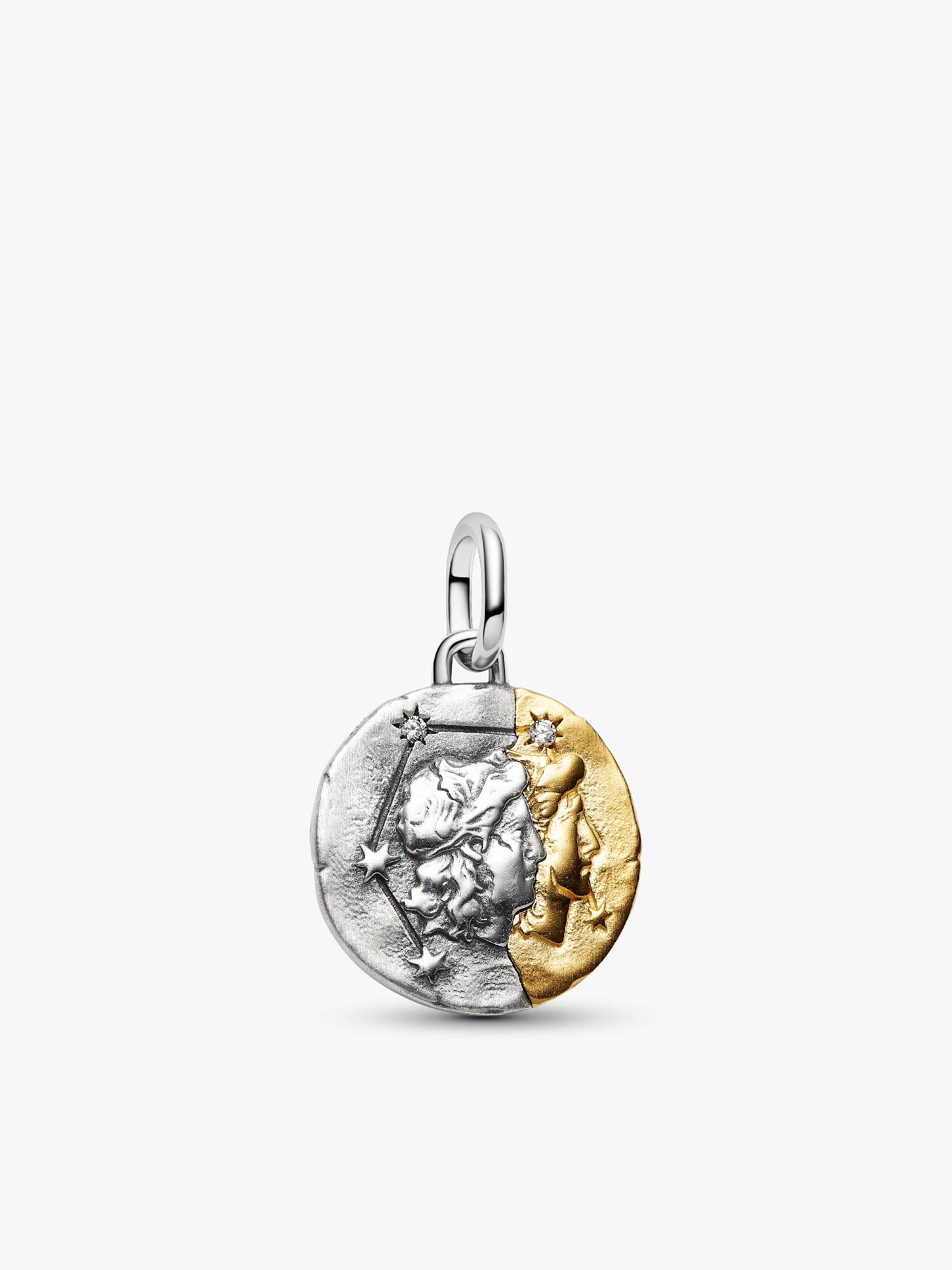 Gemini Zodiac Medallion Charm