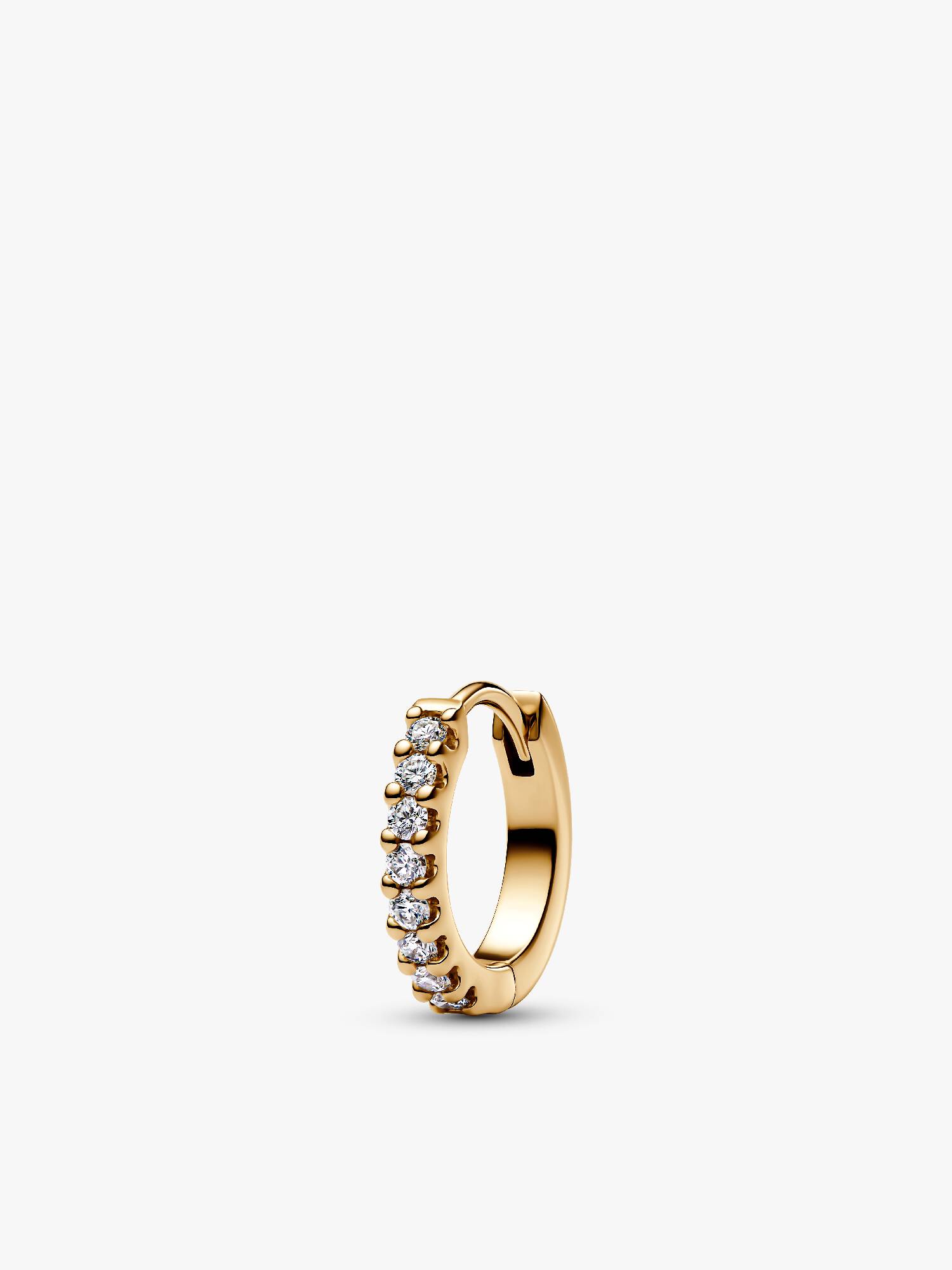 Pandora Era Lab-Grown Diamond Pavé Single Hoop Earring