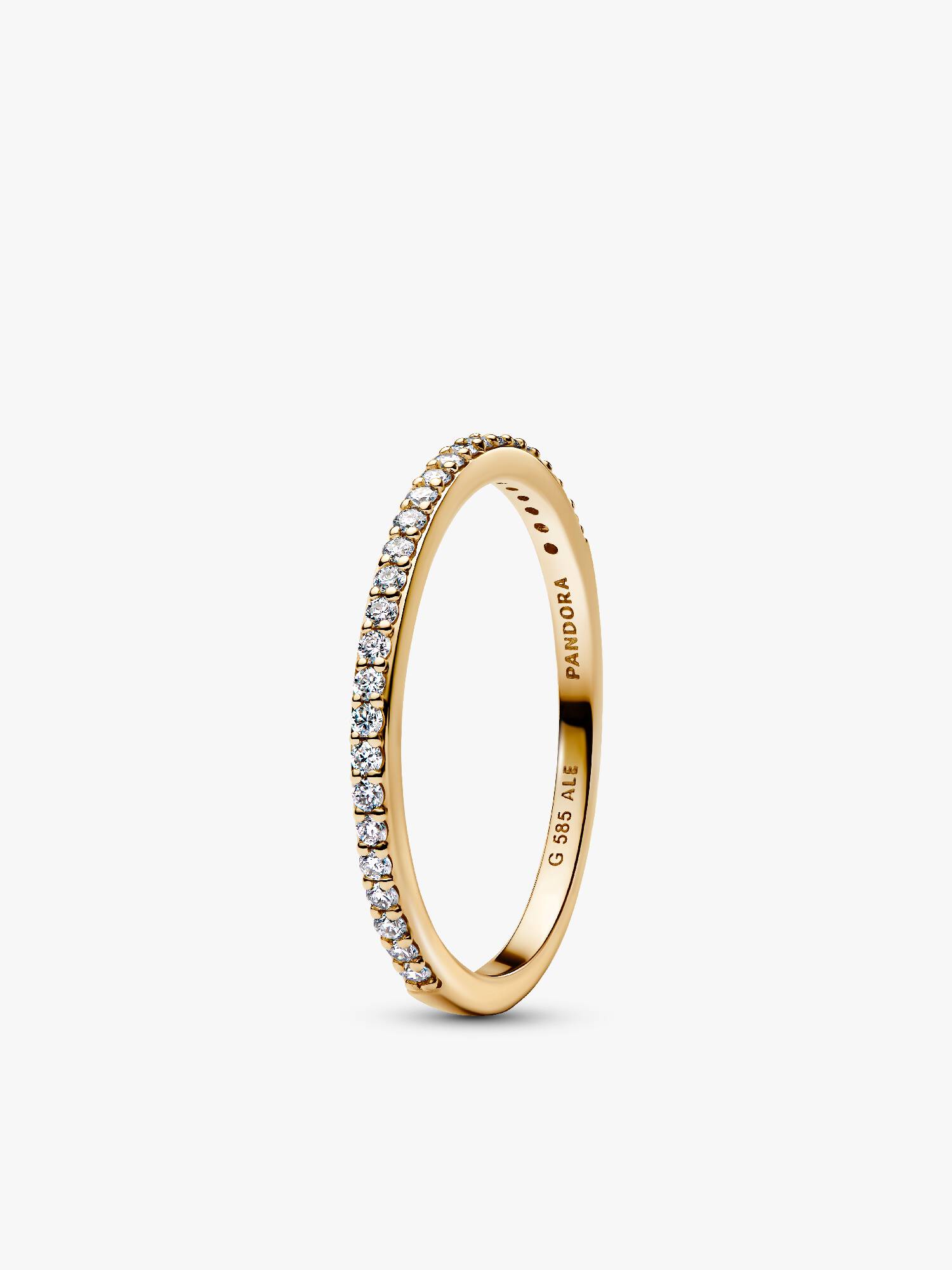 Pandora Era Lab-Grown Diamond Half Eternity Pavé Band Ring