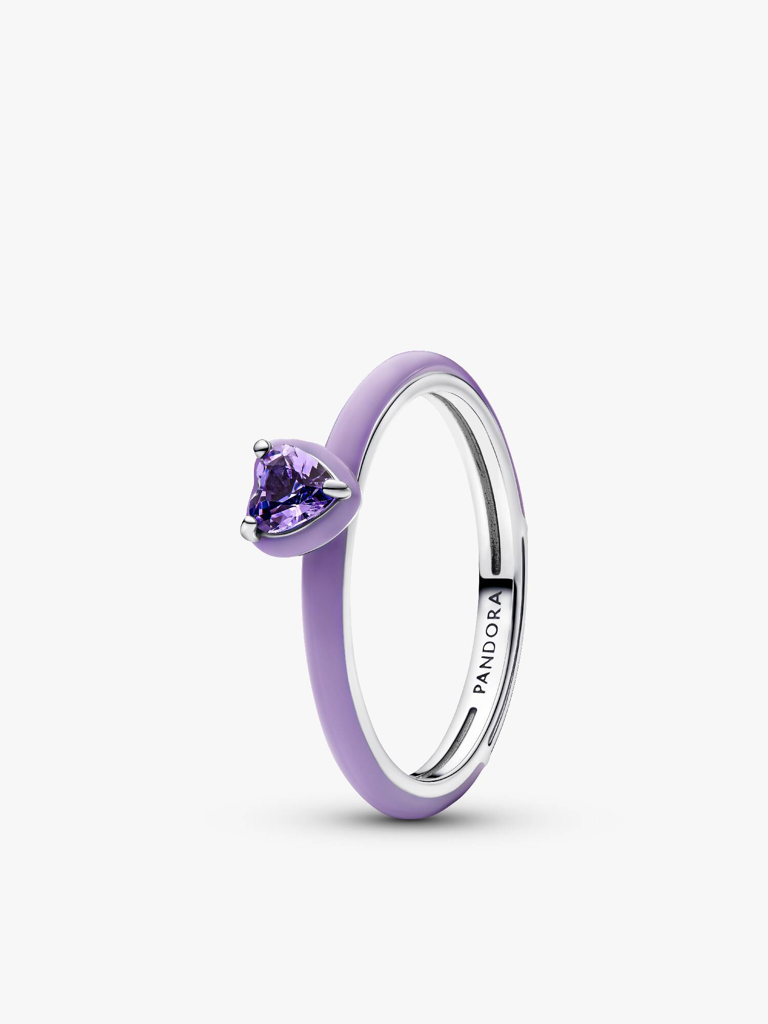 Purple Chakra Heart Ring