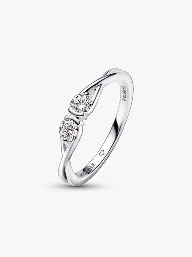 Pandora Infinite Lab-Grown Diamond Double Facing Ring