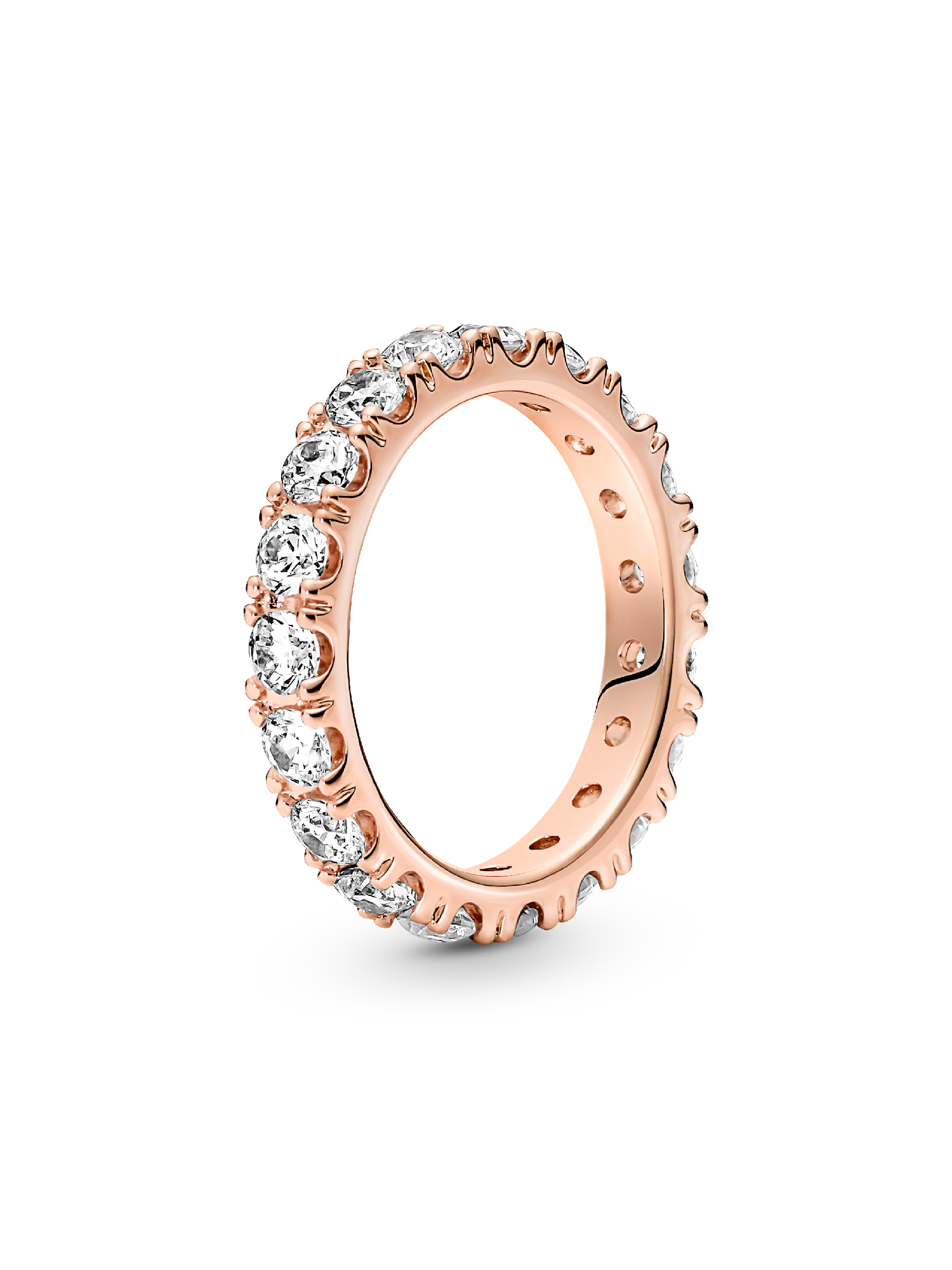 Sparkling Row Eternity Ring