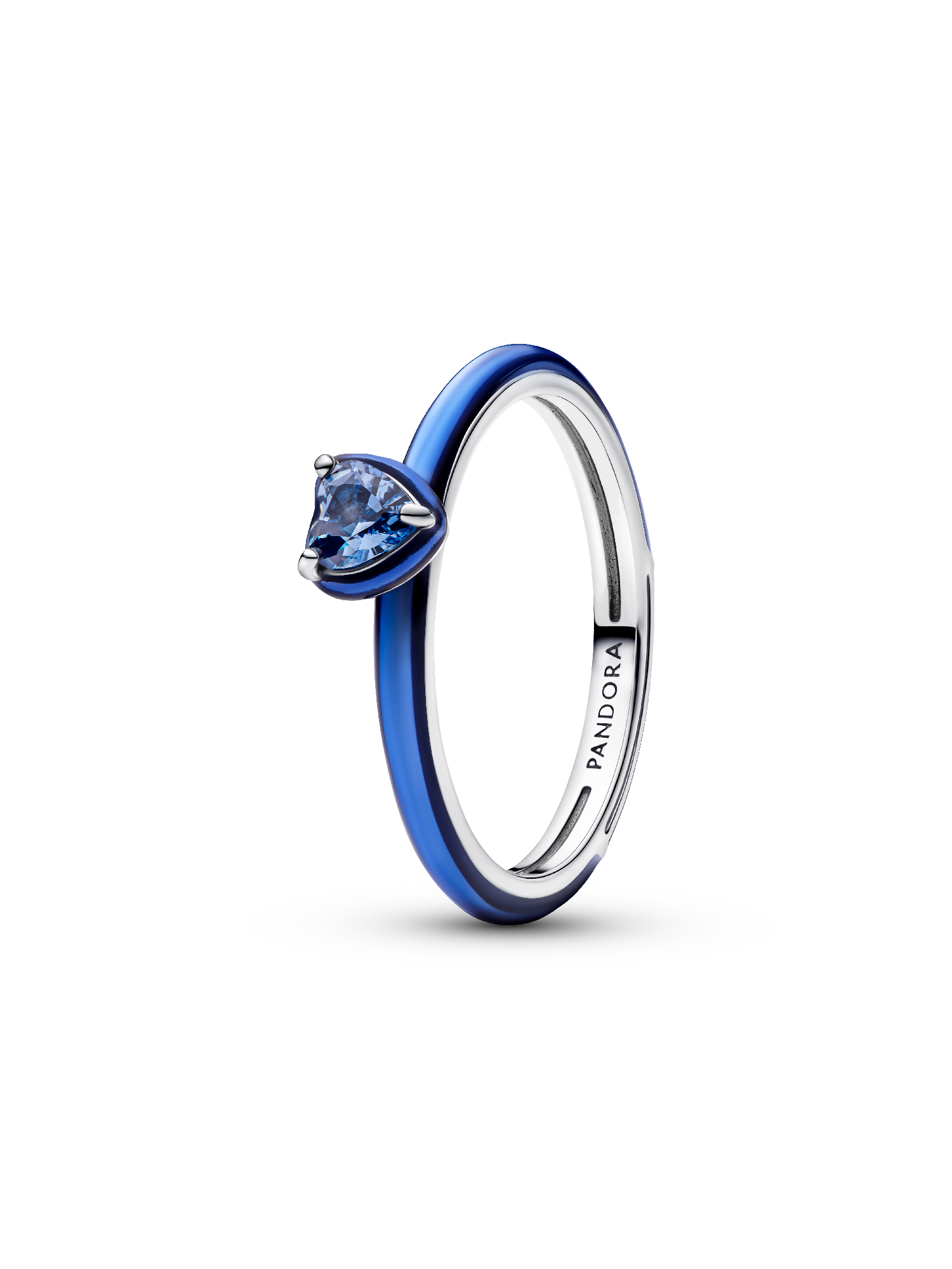 Blue Chakra Heart Ring