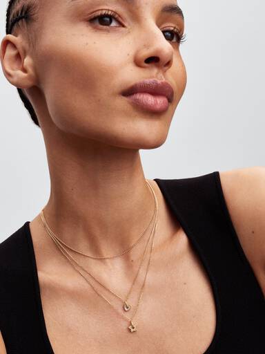 14k Gold Lab-grown Diamond Pavé Heart Pendant Necklace