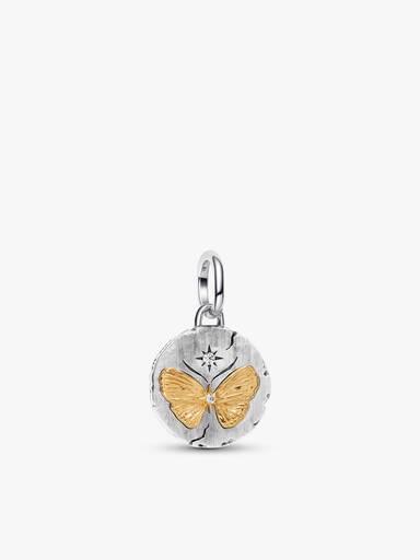 Butterfly Talisman Medallion Necklace Set
