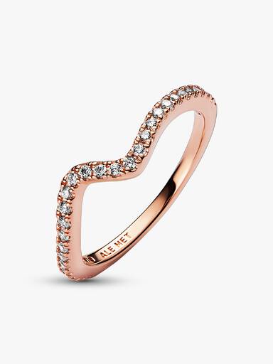 Sparkling Wave Ring