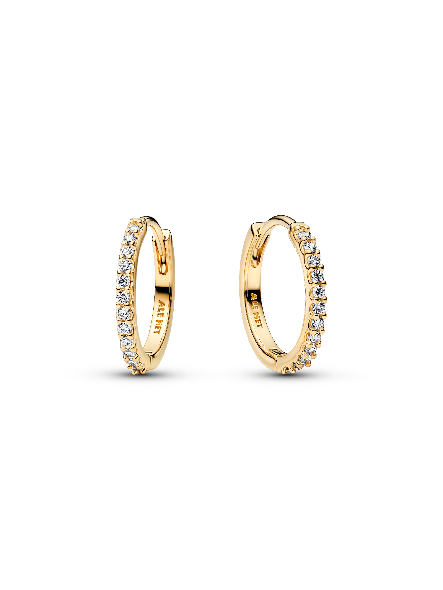 Sparkling Mini Hoop Earrings