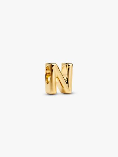 Letter N Alphabet Mini Charm