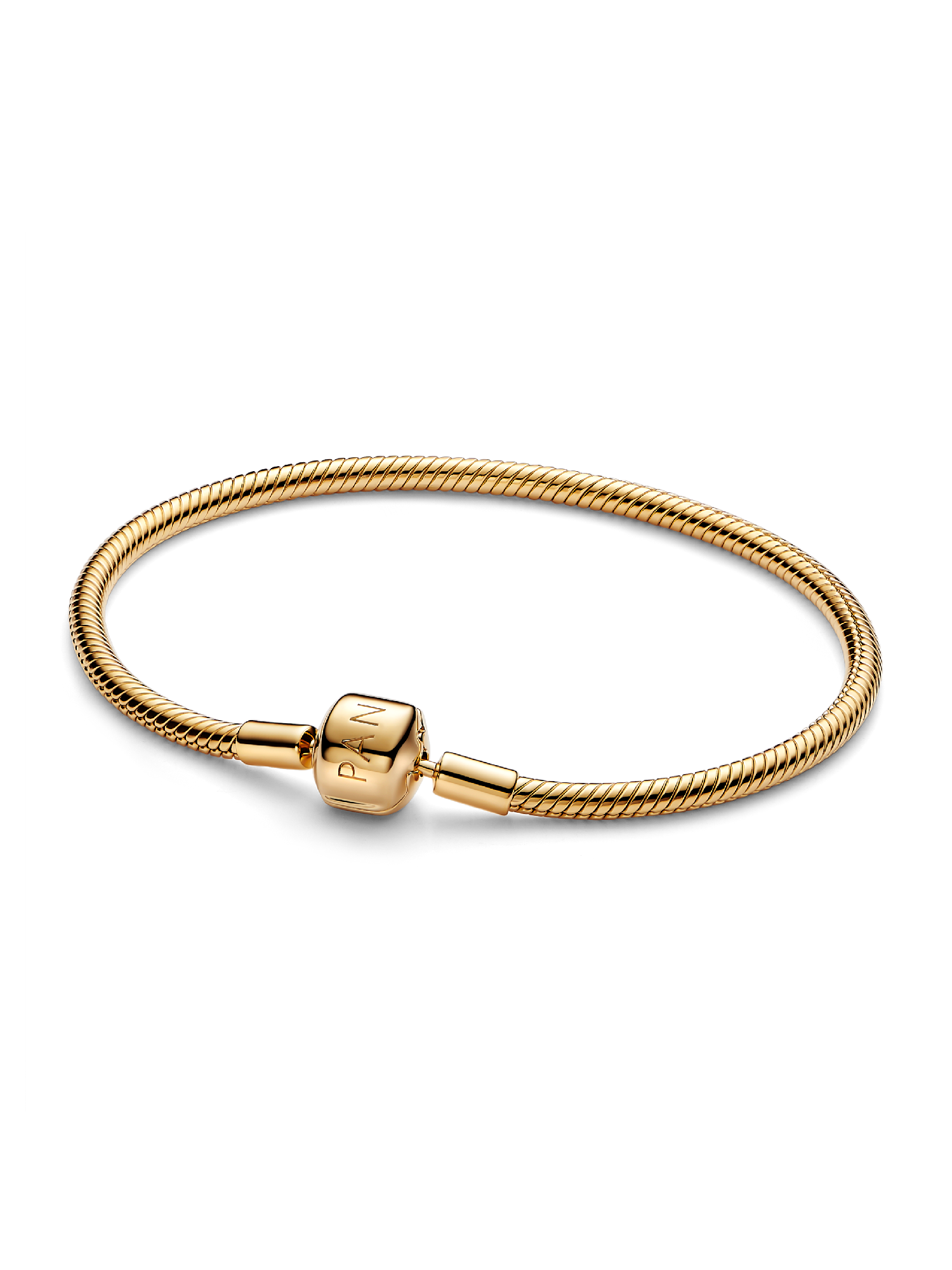 Barrel Clasp Snake Chain Bracelet