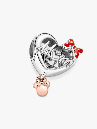 Disney Minnie Mouse Mum Heart Charm