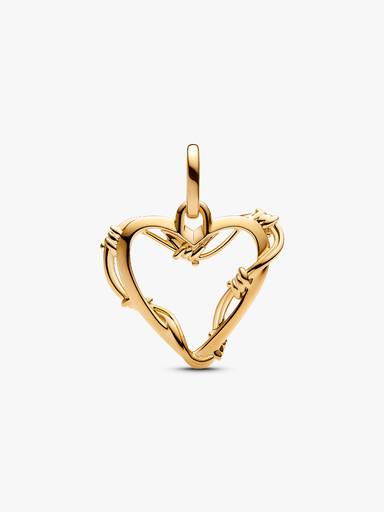 Wire Heart Dangle Charm