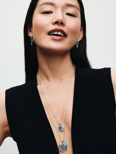 Pandora ME Galaxy Heart Medallion Charm