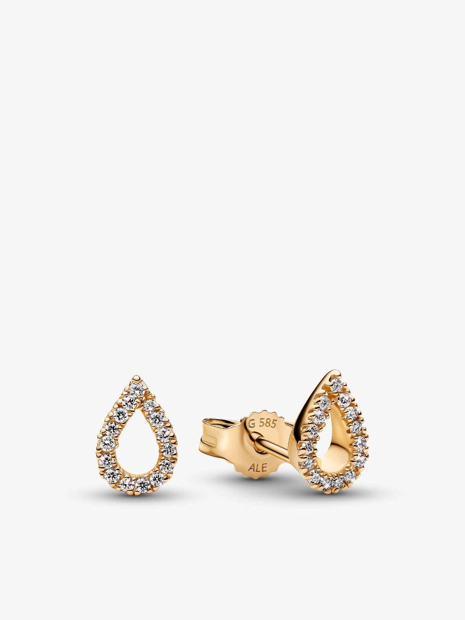 Pandora Infinite Lab-grown Diamond Pavé Stud Earrings