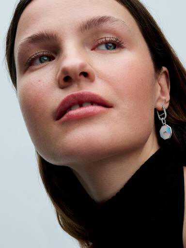 Pavé Link Earring