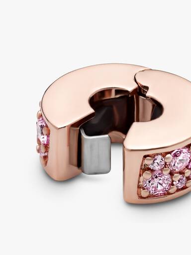 Pink Pavé Clip
