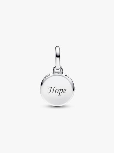 Red Murano Glass Engravable Mini Medallion Charm