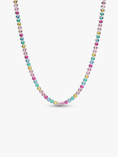 Rainbow Tennis Necklace