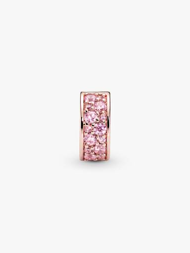 Pink Pavé Clip