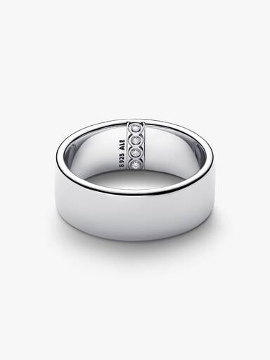 Engravable Wide Band Ring
