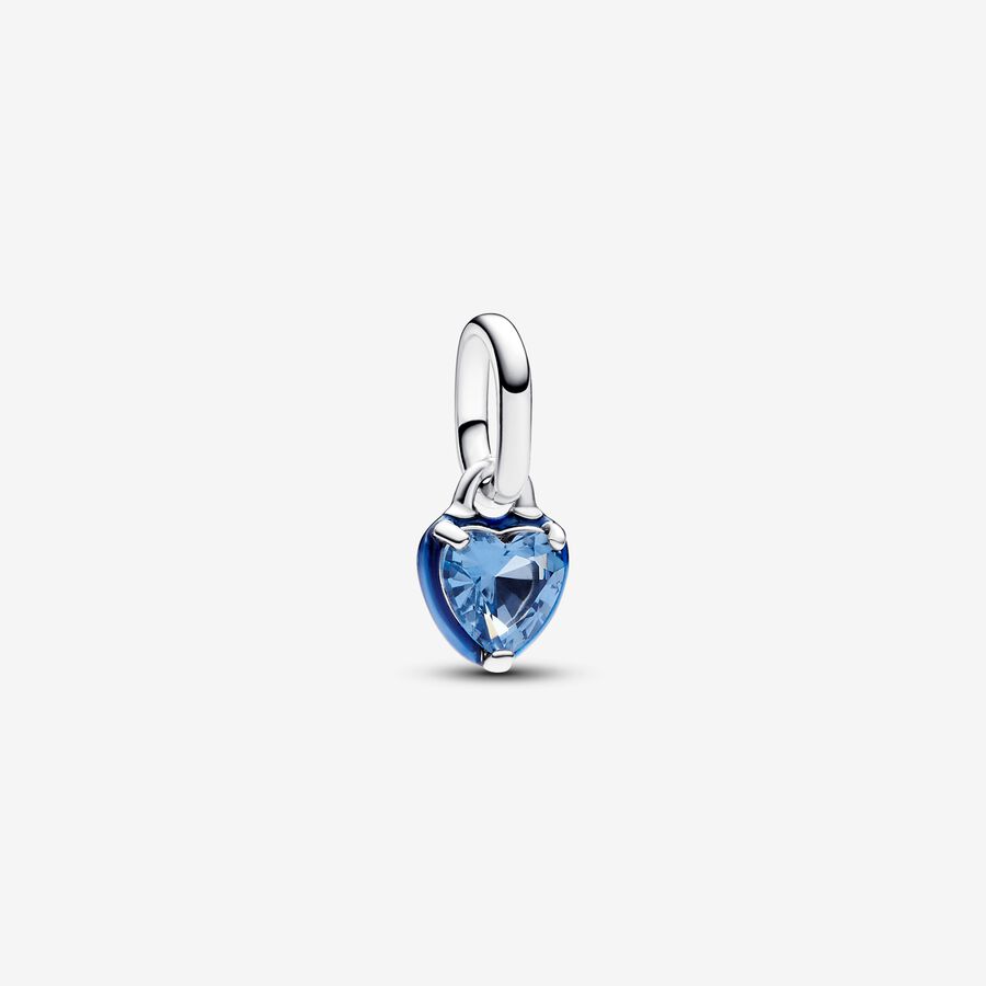 Pandora ME Blue Chakra Heart Mini Dangle Charm image number 0