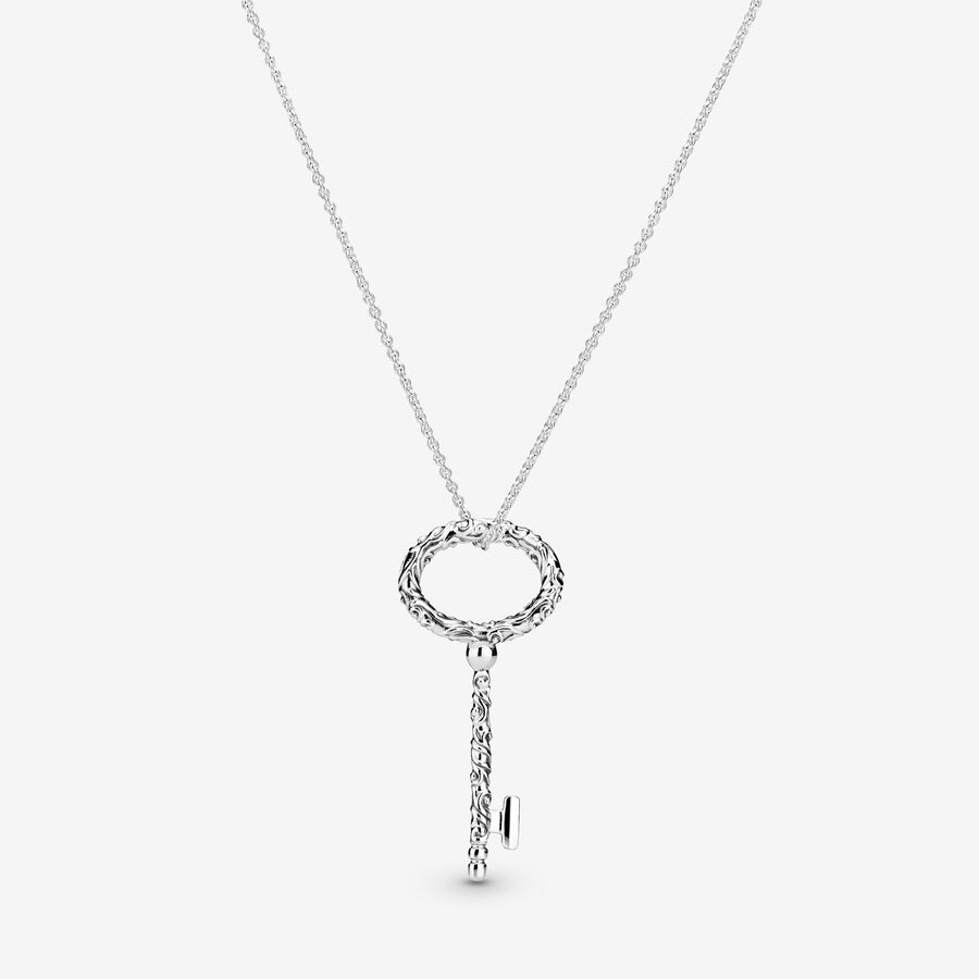 Regal Key Pendant Necklace image number 0