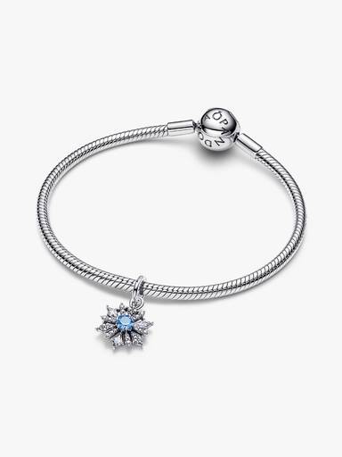 Disney Frozen Queen Elsa Snowflake Dangle Charm