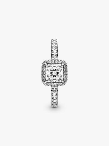 Sparkling Halo Ring