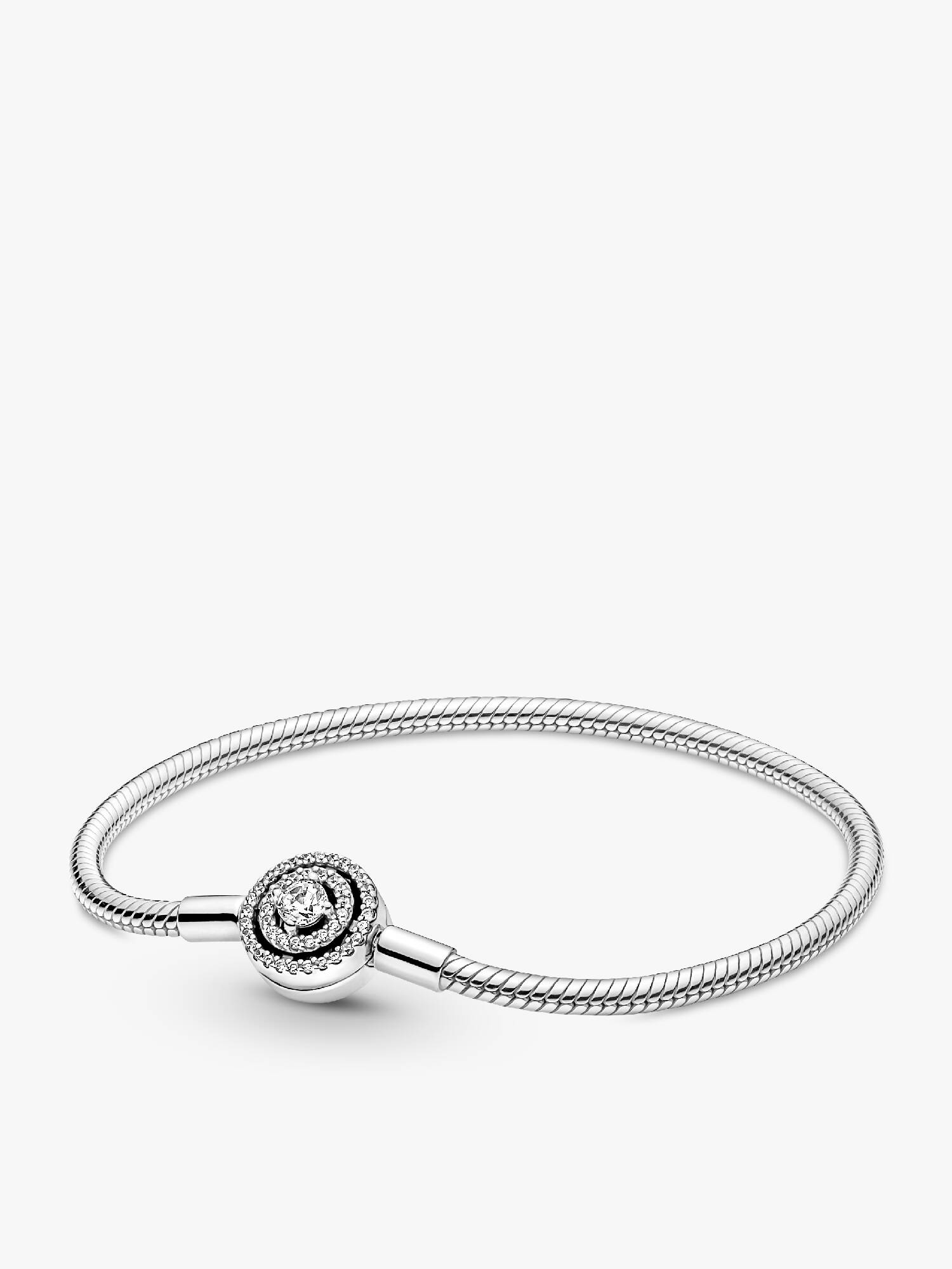 Halo Snake Chain Bracelet