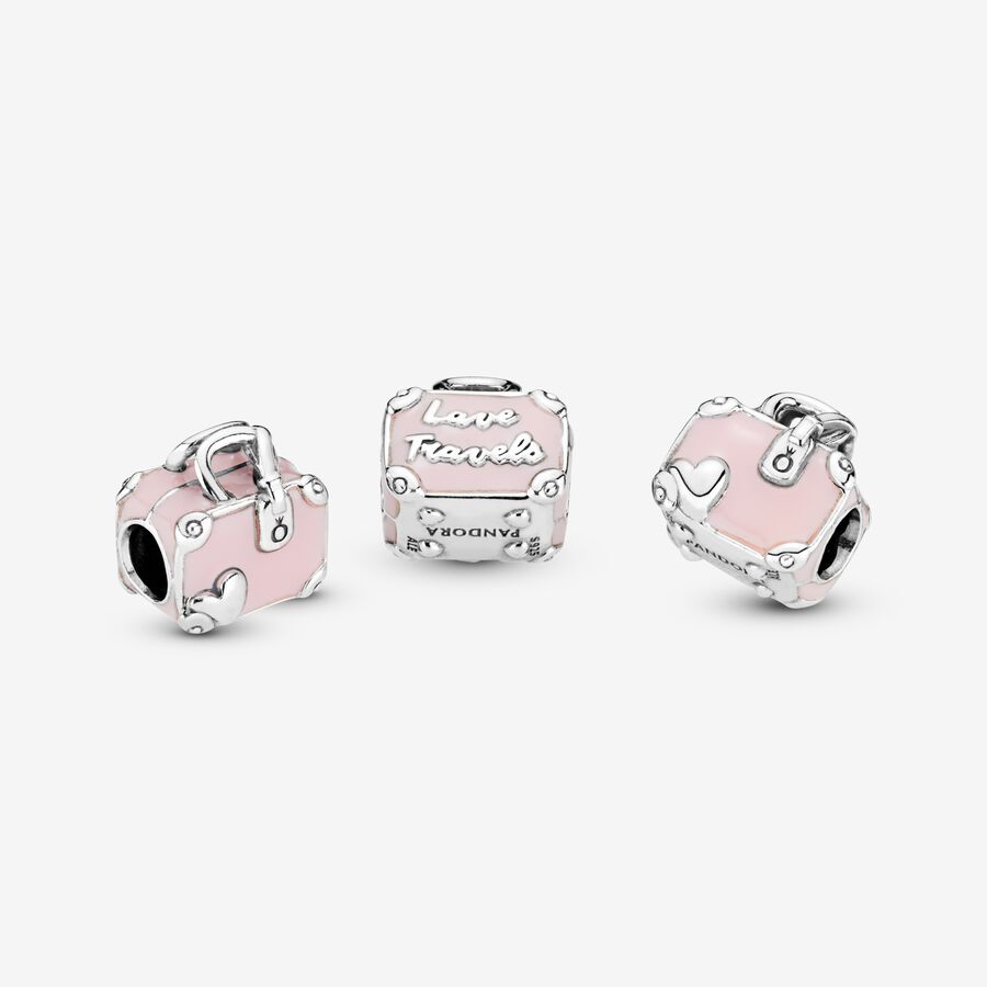 Pink Travel Bag Charm Sterling Silver Pandora NZ pink-travel-bag-charm-sterling-silver-pandora-nz