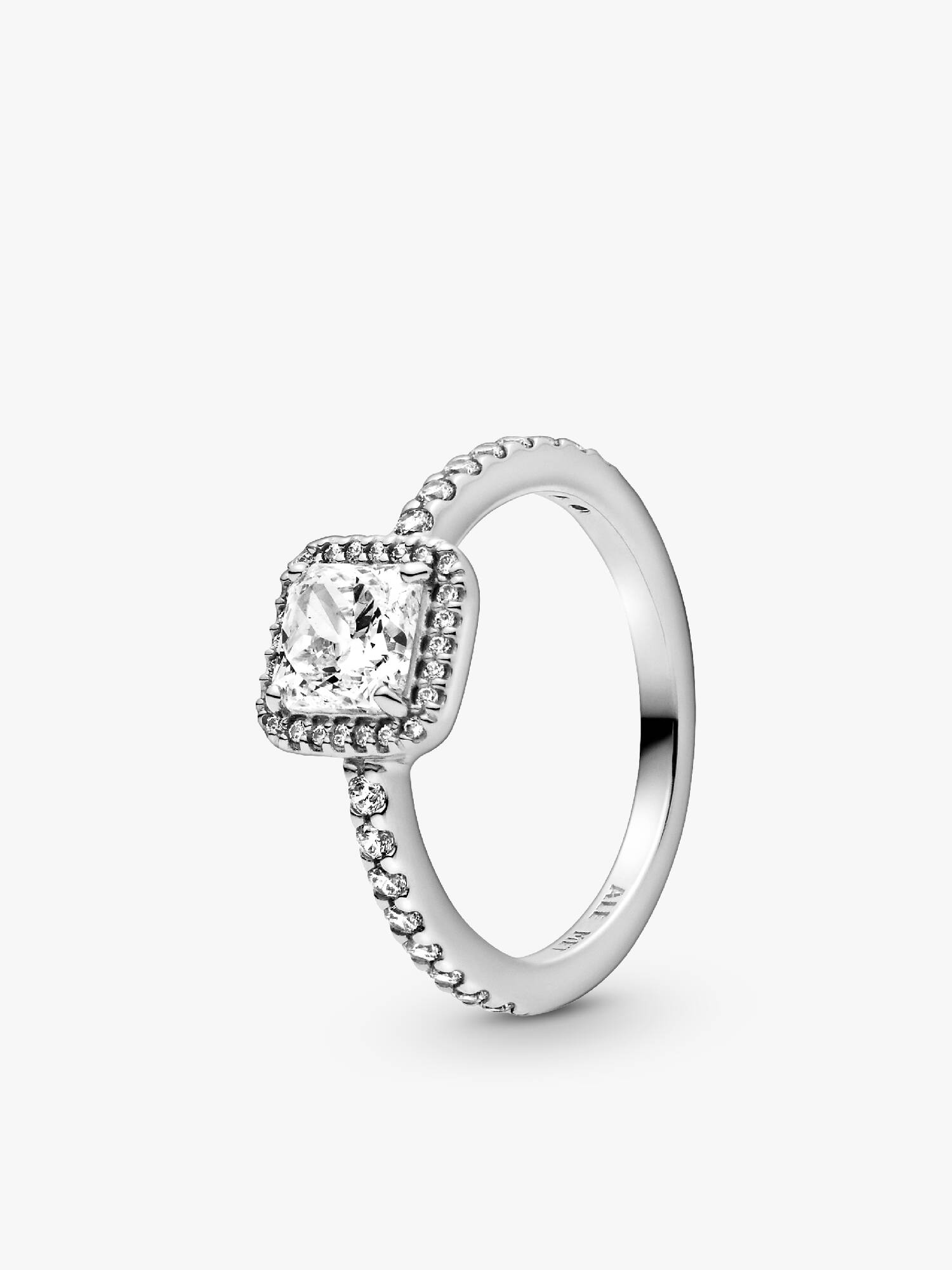 Sparkling Halo Ring