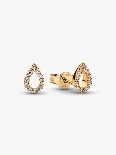 Pandora Infinite Lab-grown Diamond Pavé Stud Earrings