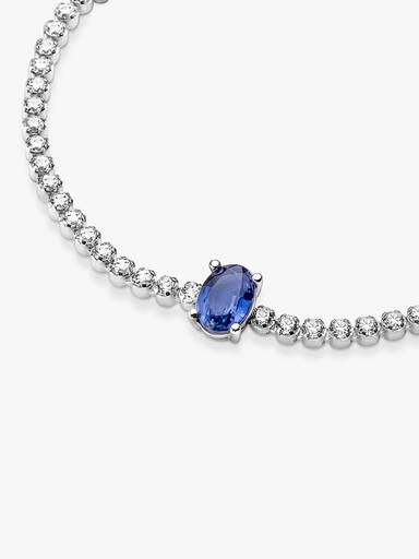 Sparkling Two-Tone Tennis Bracelet
