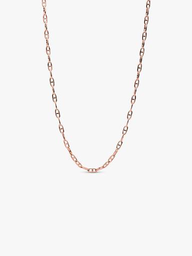 14k rose gold-plated necklace