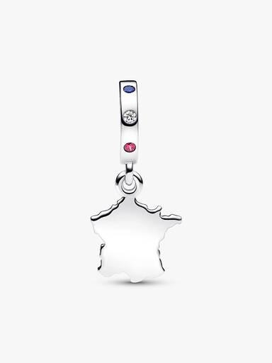 Map of France C’est La Vie Dangle Charm