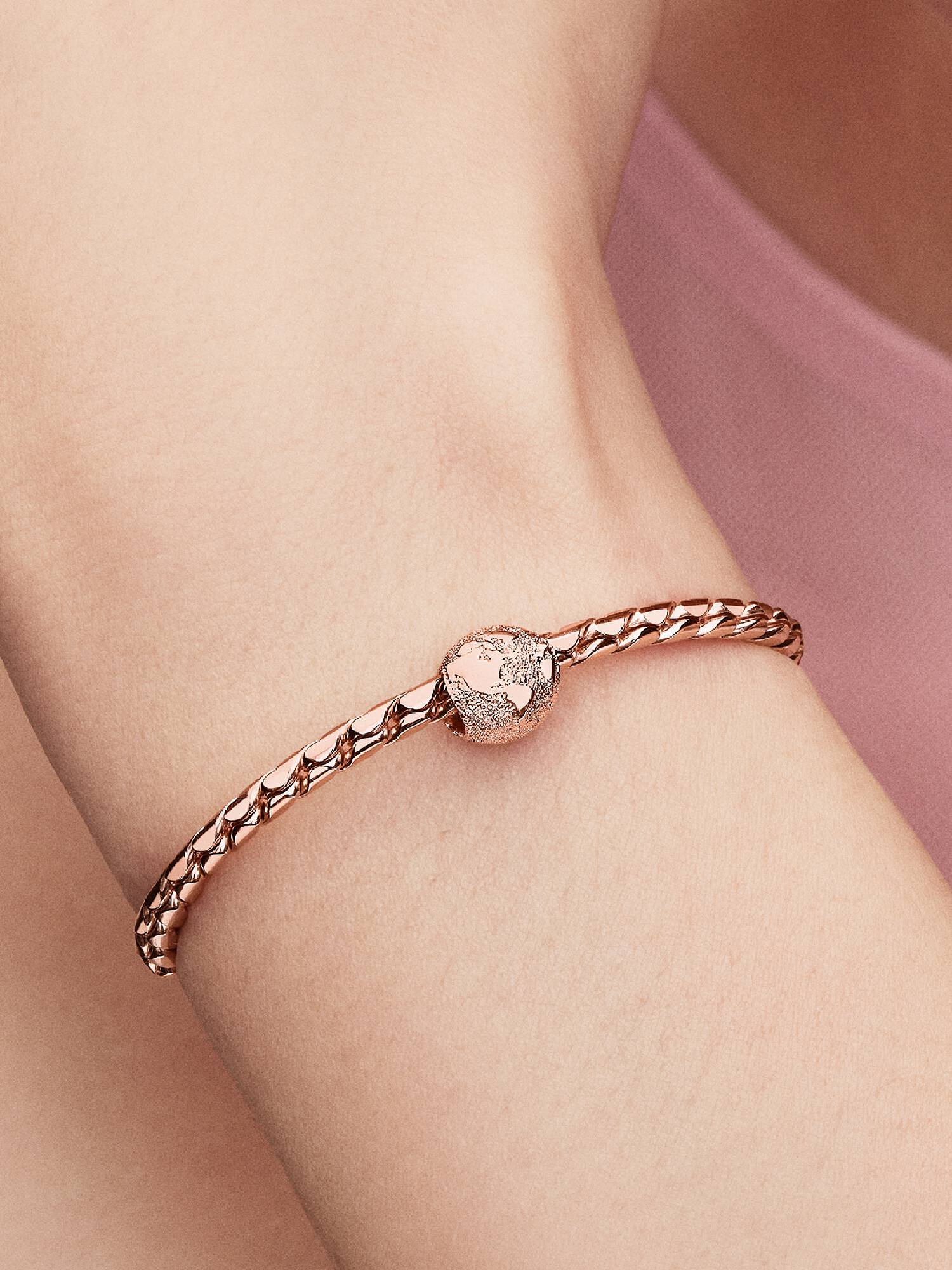 Textured Globe Mini Charm