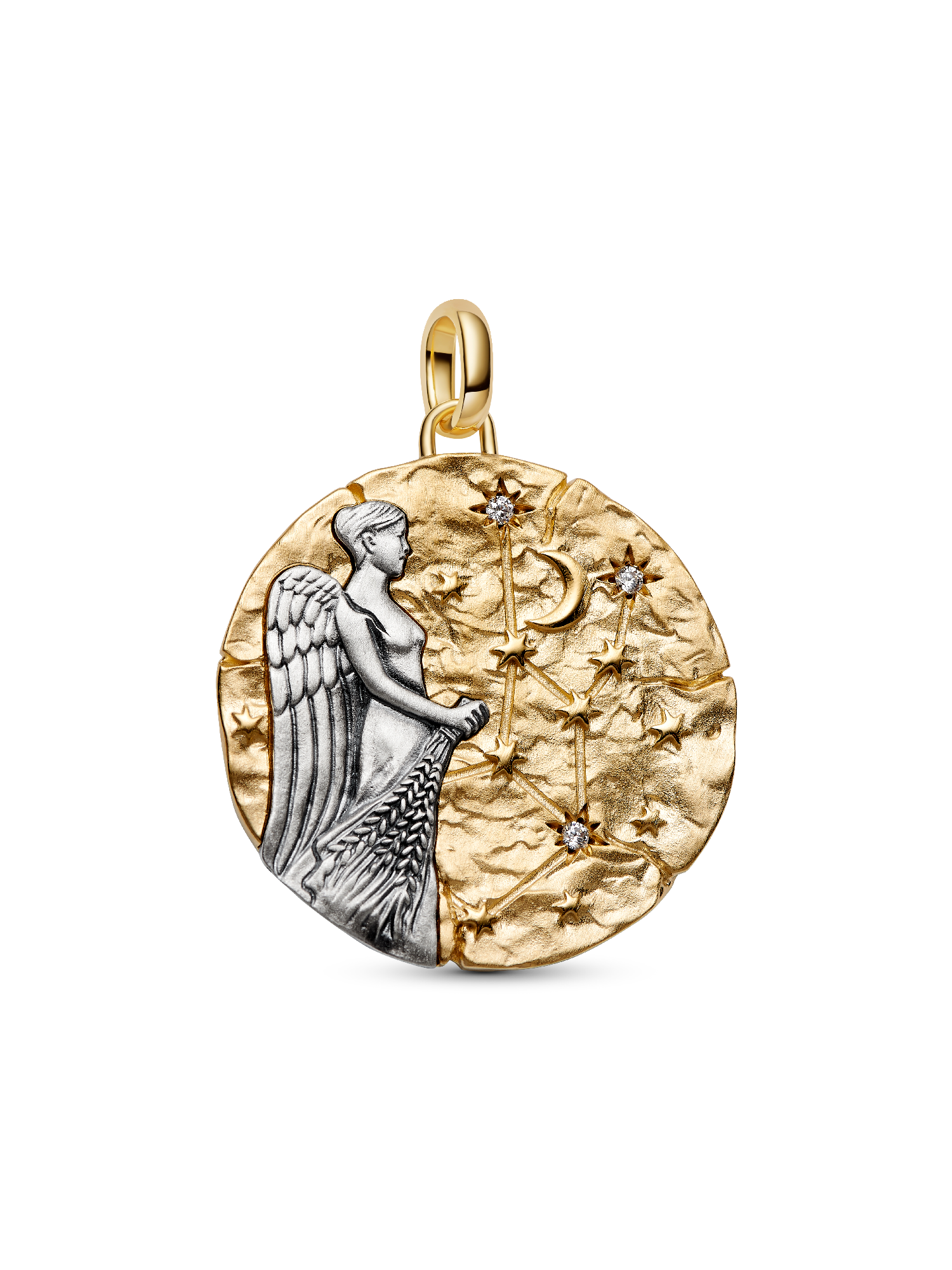 Virgo Zodiac Oversized Talisman Charm