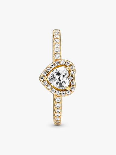 Elevated Heart Ring