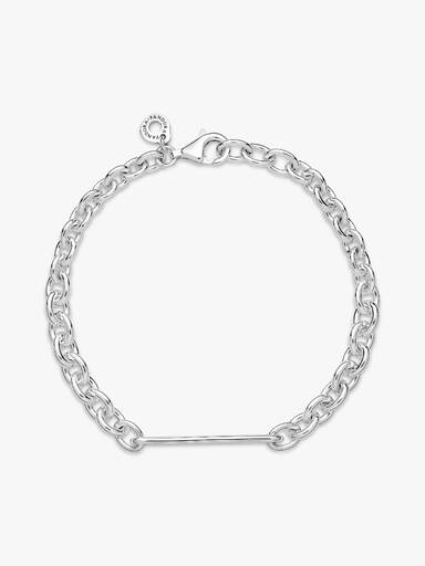 Engravable Bar Link Bracelet