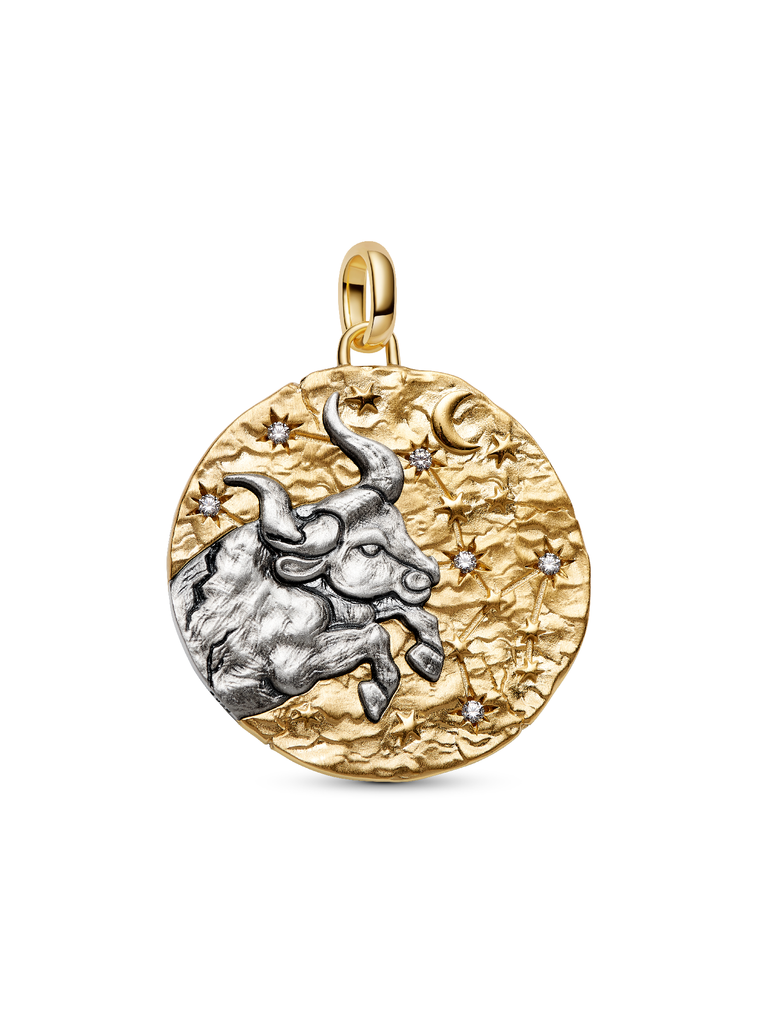Taurus Zodiac Oversized Talisman Charm