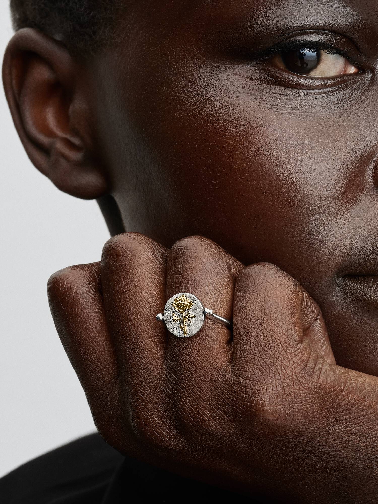 Rose Reversible Talisman Ring